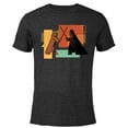 thumbnail image 1 of Star Wars Obi-Wan Kenobi Darth Vader Duel Cartoon - Short Sleeve Blended T-Shirt for Adults - Customized-Black, 1 of 5