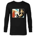 thumbnail image 1 of Star Wars Obi-Wan Kenobi Darth Vader Duel Cutout - Long Sleeve T-Shirt for Men - Customized-Black, 1 of 5