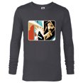 thumbnail image 1 of Star Wars Obi-Wan Kenobi Darth Vader Duel Cutout - Long Sleeve T-Shirt for Men - Customized-Charcoal Heather, 1 of 5