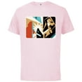 thumbnail image 1 of Star Wars Obi-Wan Kenobi Darth Vader Duel Cutout - Short Sleeve Cotton T-Shirt for Adults - Customized-Soft Pink, 1 of 5