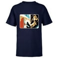 thumbnail image 1 of Star Wars Obi-Wan Kenobi Darth Vader Duel Cutout - Short Sleeve T-Shirt for Kids - Customized-Navy, 1 of 5