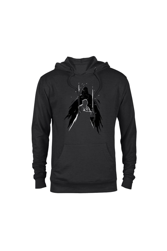Obi-Wan Kenobi Darth Vader Light and Dark - Pullover Hoodie for Adults - Customized-Black