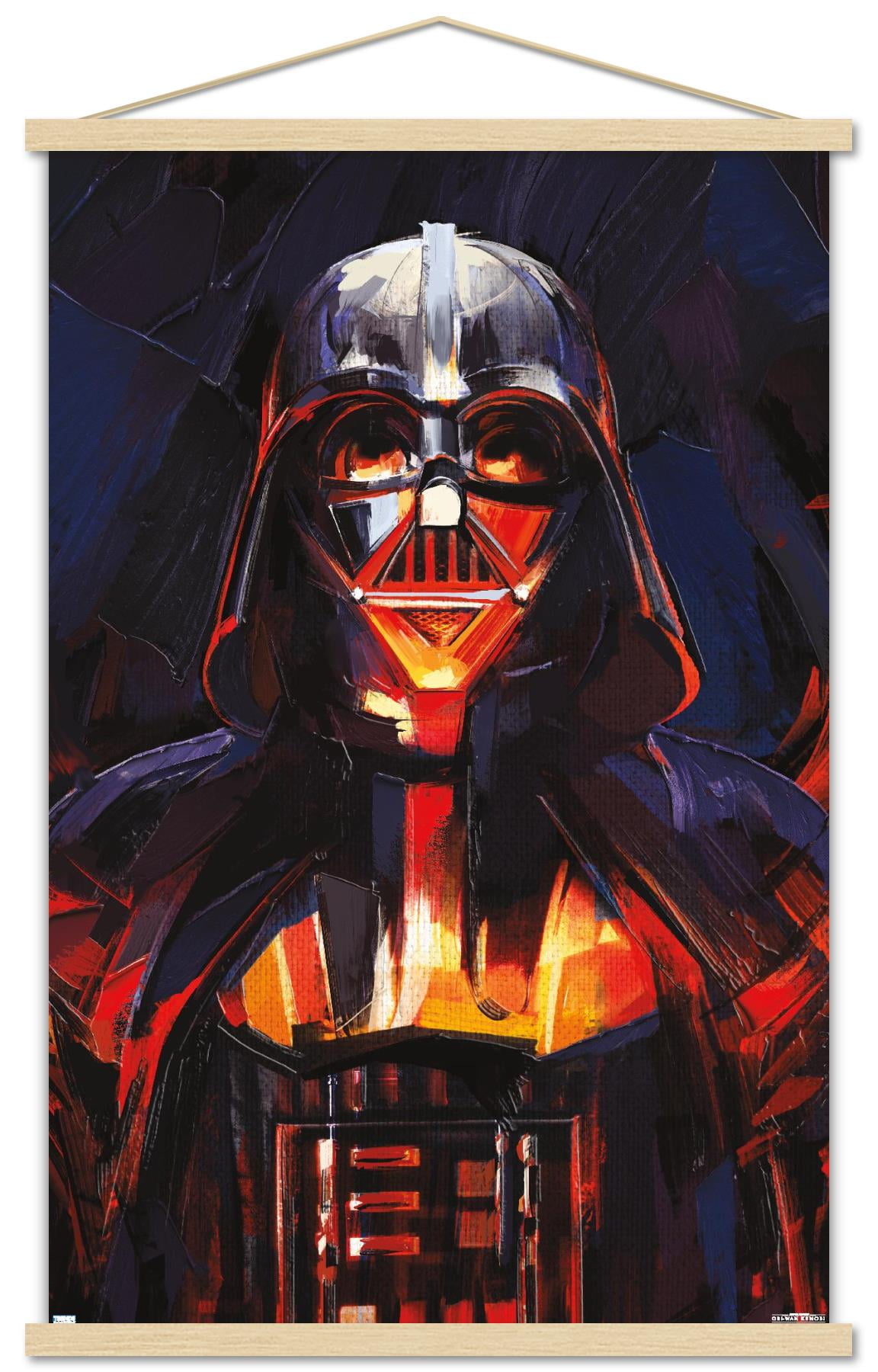 Star Wars Obi Wan Kenobi Darth Vader Painting Wall Poster