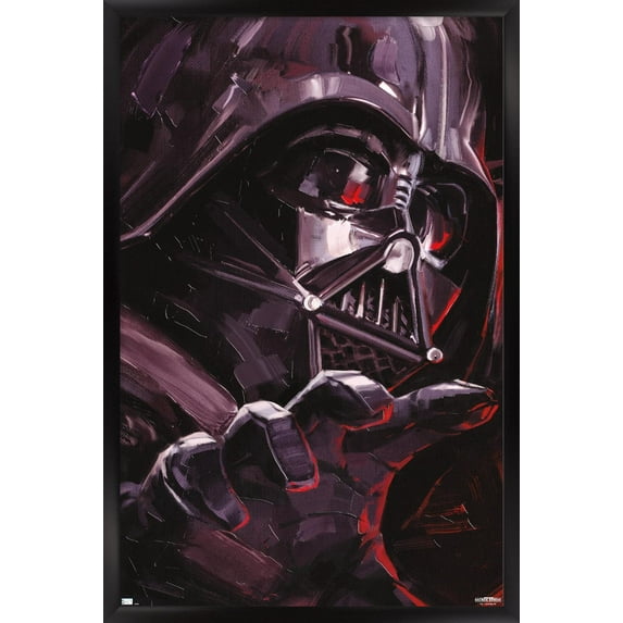 Star Wars: Obi-Wan Kenobi - Darth Vader Portrait Wall Poster, 14.725" x 22.375" Framed