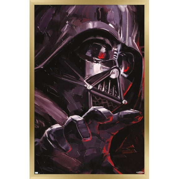 Star Wars: Obi-Wan Kenobi - Darth Vader Portrait Wall Poster, 14.725" x 22.375" Framed
