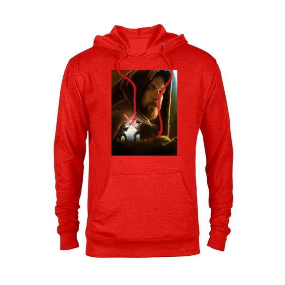 Star Wars Obi-Wan Kenobi Darth Vader Showdown - Pullover Hoodie for Adults - Customized-Red