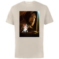 thumbnail image 1 of Star Wars Obi-Wan Kenobi Darth Vader Showdown - Short Sleeve Cotton T-Shirt for Adults - Customized-Natural, 1 of 5