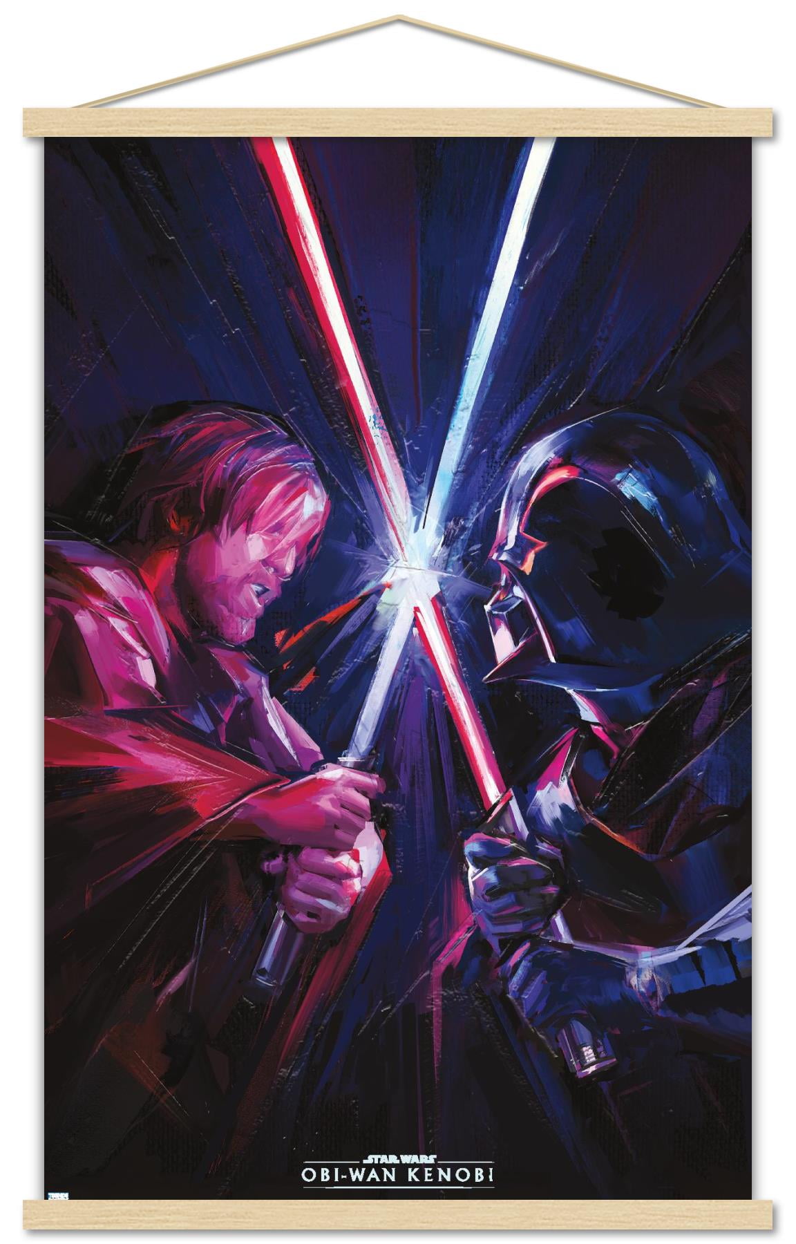 Star Wars: Obi-Wan Kenobi - Duel Wall Poster with Magnetic Frame, 22.375" x 34"