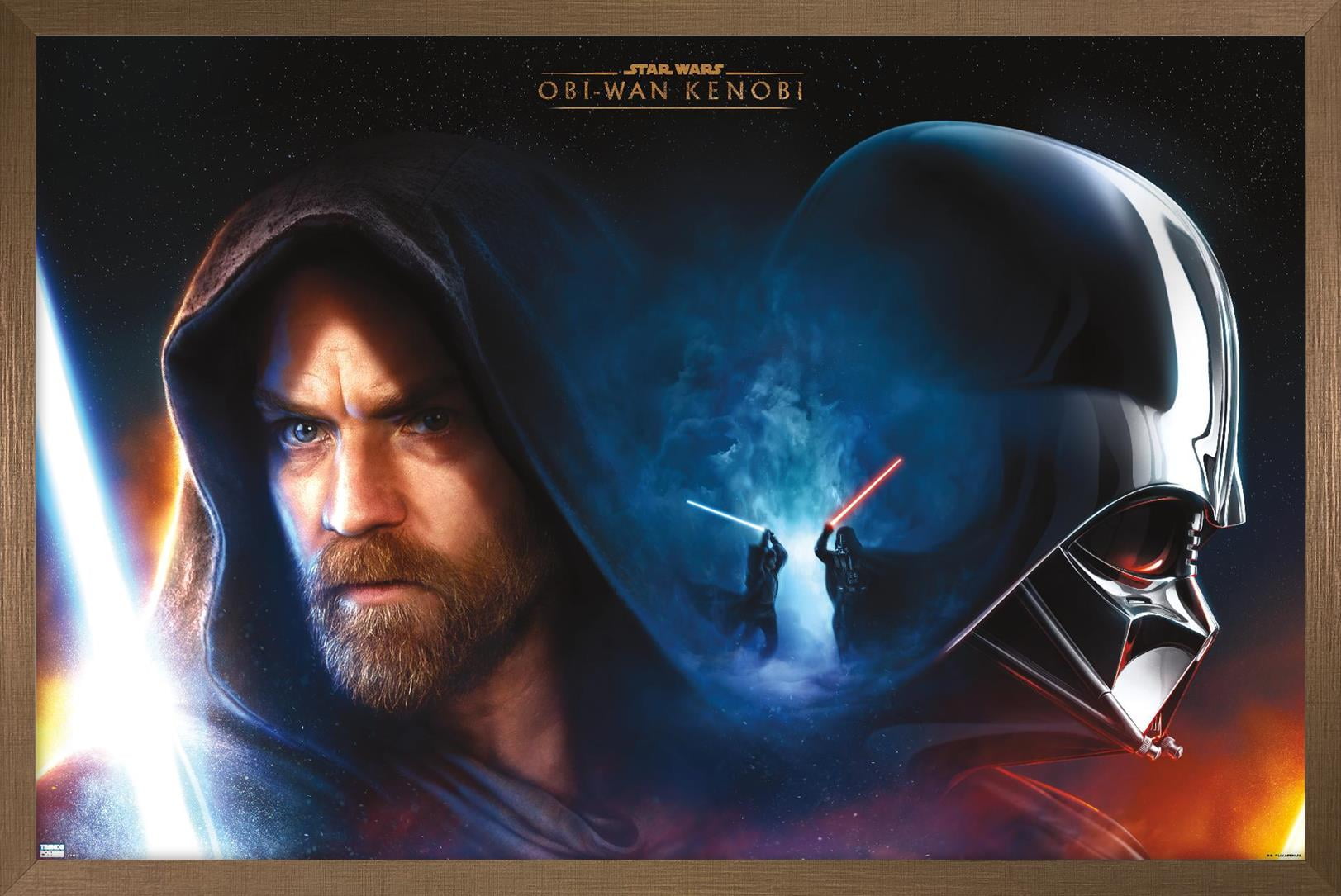 Star Wars: Obi-Wan Kenobi - Feature Wall Poster, 22.375" x 34" Framed