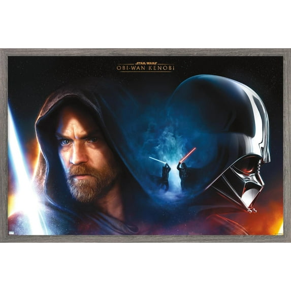 Star Wars: Obi-Wan Kenobi - Feature Wall Poster, 22.375" x 34" Framed