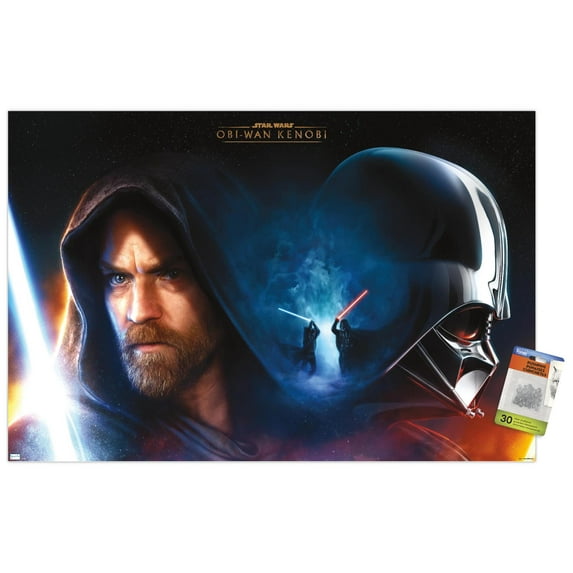 Star Wars: Obi-Wan Kenobi - Feature Wall Poster with Pushpins, 22.375" x 34"