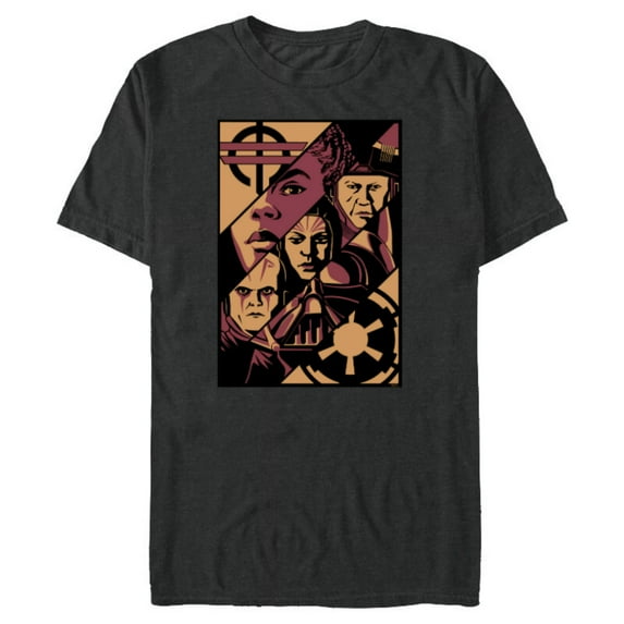 Star Wars Obi-Wan Kenobi Inquisitor Dark Side - Short Sleeve Blended T-Shirt for Adults - Customized-Dark Heather