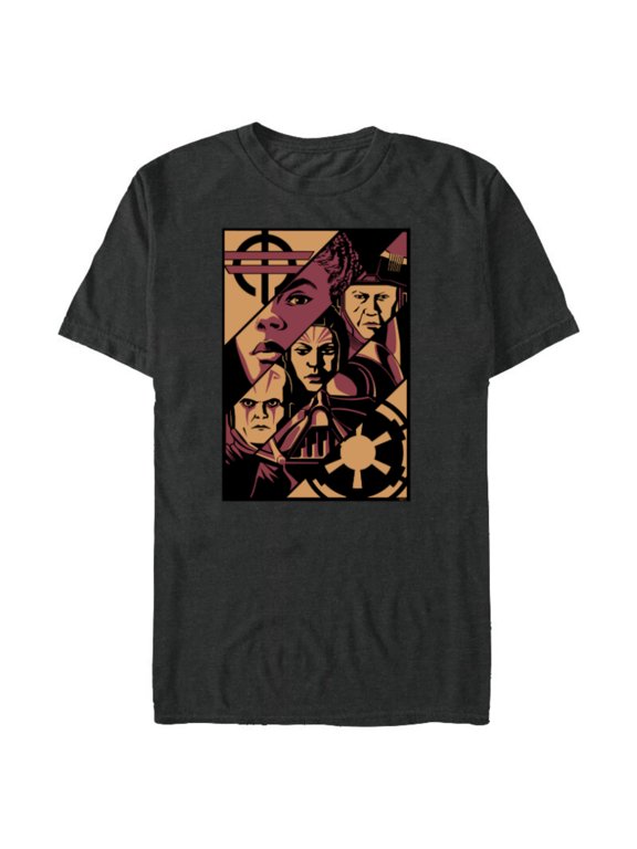 Obi-Wan Kenobi Inquisitor Dark Side - Short Sleeve Blended T-Shirt for Adults - Customized-Dark Heather