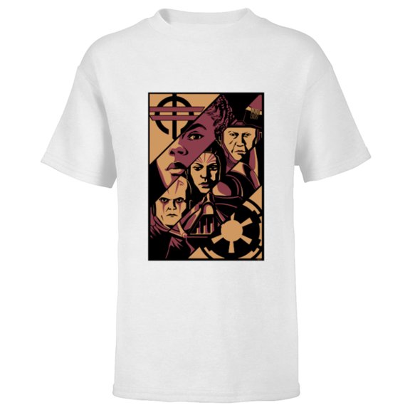 Star Wars Obi-Wan Kenobi Inquisitor Dark Side - Short Sleeve T-Shirt for Kids - Customized-White