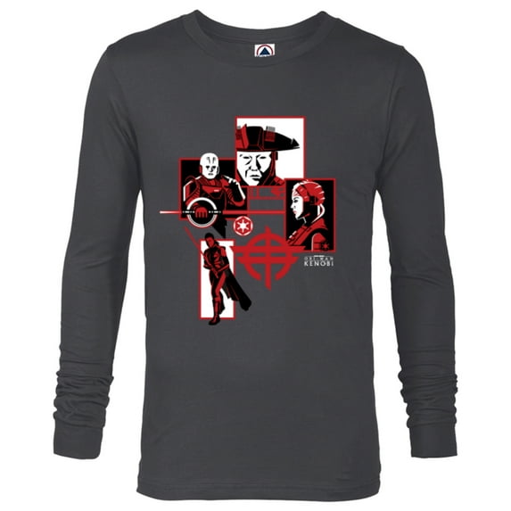 Star Wars Obi-Wan Kenobi Inquisitors - Long Sleeve T-Shirt for Men - Customized-Charcoal Heather