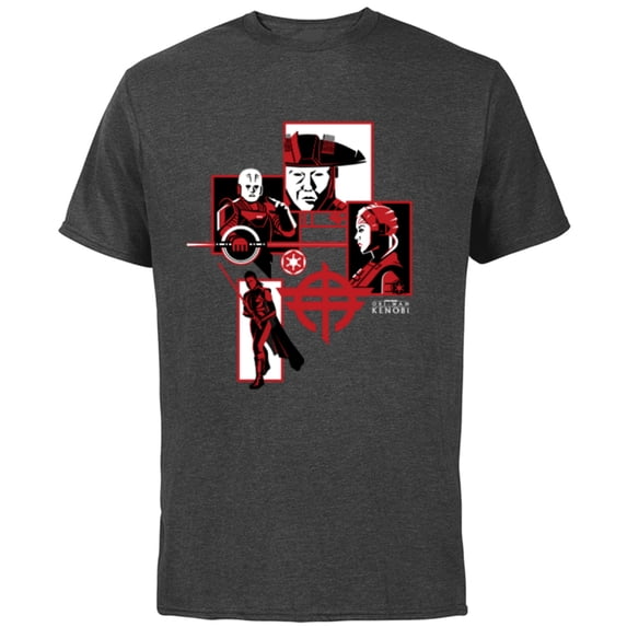 Star Wars Obi-Wan Kenobi Inquisitors - Short Sleeve Cotton T-Shirt for Adults - Customized-Charcoal