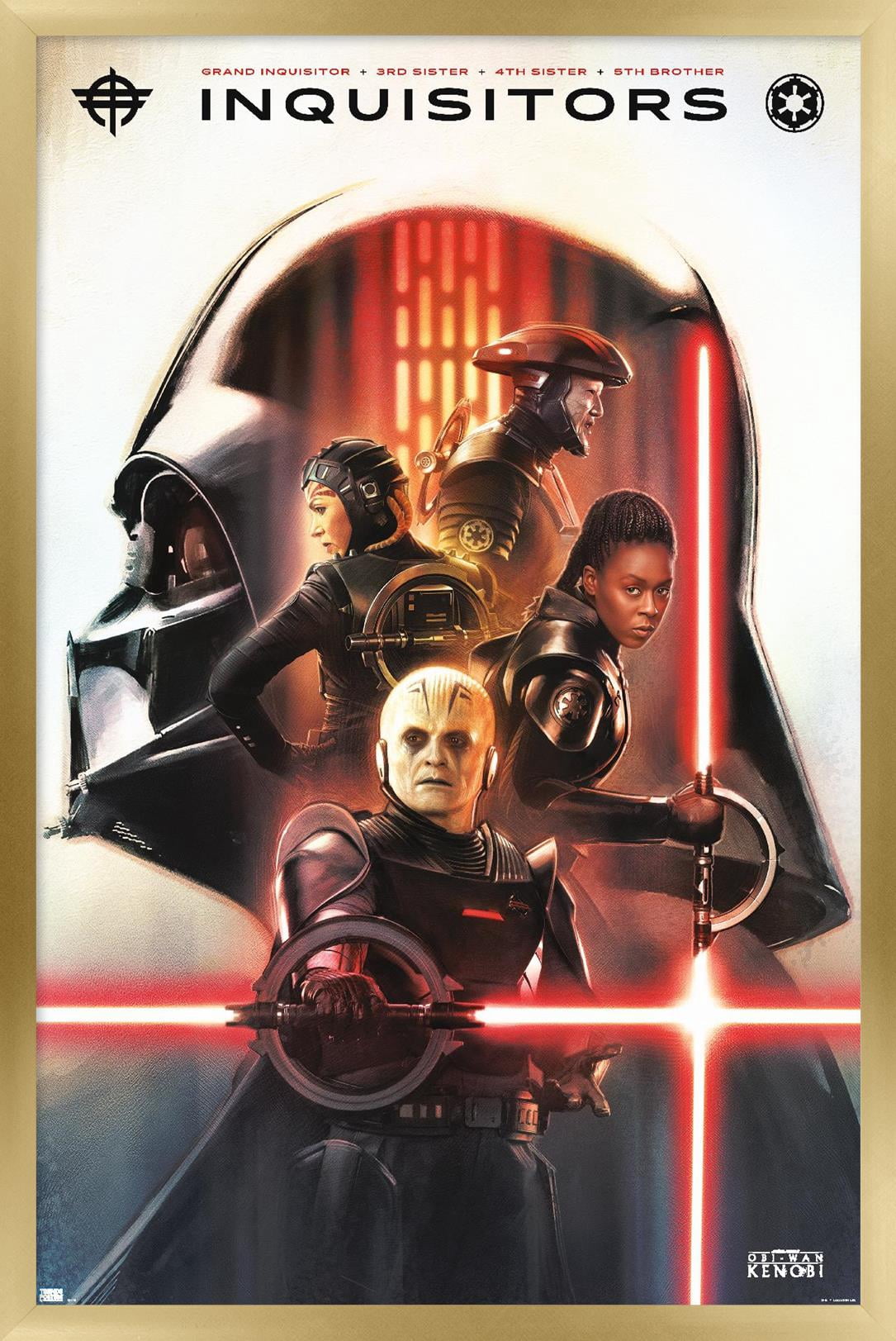 Star Wars: Obi-Wan Kenobi - Inquisitors Wall Poster, 14.725" x 22.375" Framed