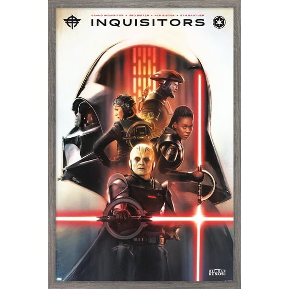 Star Wars: Obi-Wan Kenobi - Inquisitors Wall Poster, 14.725" x 22.375" Framed