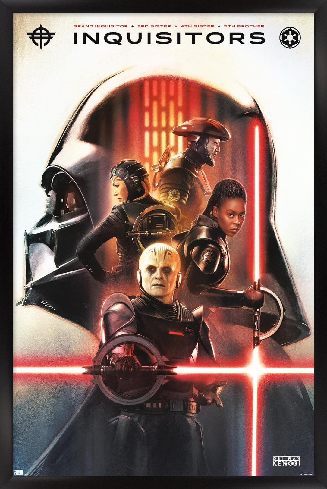 Star Wars: Obi-Wan Kenobi - Inquisitors Wall Poster, 22.375" x 34" Framed