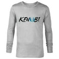 thumbnail image 1 of Star Wars Obi-Wan Kenobi Jedi Icon - Long Sleeve T-Shirt for Men - Customized-Athletic Heather, 1 of 5