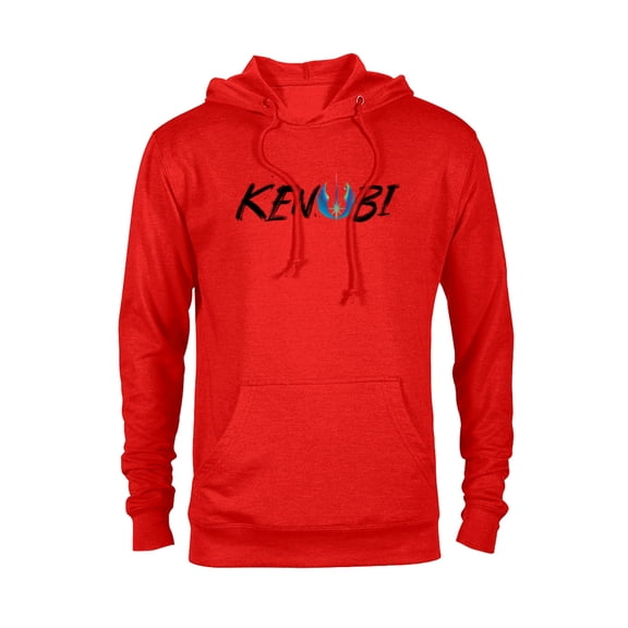 Star Wars Obi-Wan Kenobi Jedi Icon - Pullover Hoodie for Adults - Customized-Red
