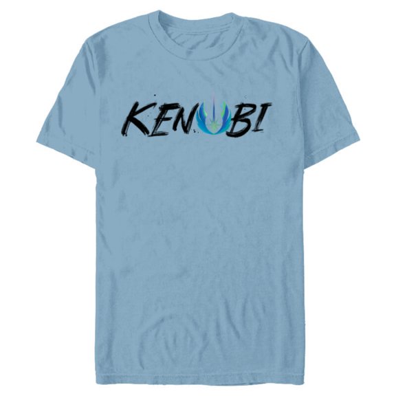 Star Wars Obi-Wan Kenobi Jedi Icon - Short Sleeve Blended T-Shirt for Adults - Customized-Ocean Blue
