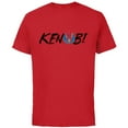 thumbnail image 1 of Star Wars Obi-Wan Kenobi Jedi Icon - Short Sleeve Cotton T-Shirt for Adults - Customized-Red, 1 of 5
