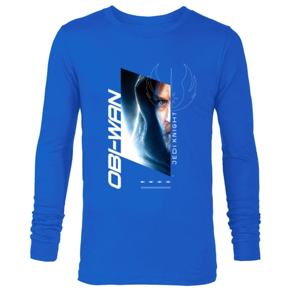 Star Wars Obi-Wan Kenobi Jedi Knight - Long Sleeve T-Shirt for Men - Customized-Navy