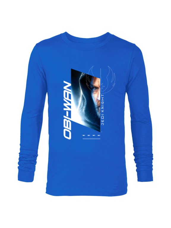 Obi-Wan Kenobi Jedi Knight - Long Sleeve T-Shirt for Men - Customized-Navy