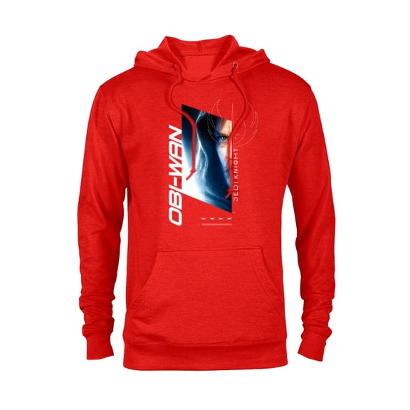 Star Wars Obi-Wan Kenobi Jedi Knight - Pullover Hoodie for Adults - Customized-Red