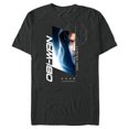 thumbnail image 1 of Star Wars Obi-Wan Kenobi Jedi Knight - Short Sleeve Blended T-Shirt for Adults - Customized-Dark Heather, 1 of 5