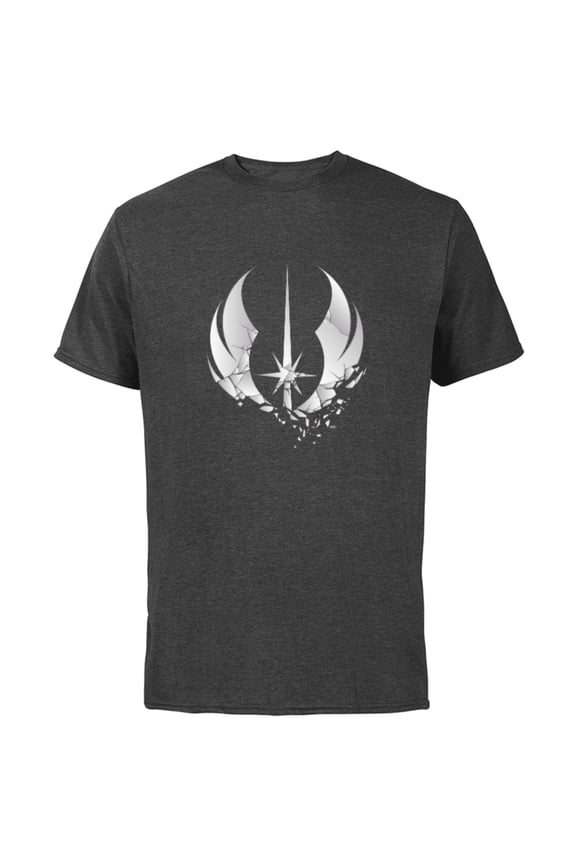 Obi-Wan Kenobi Jedi Order - Short Sleeve Cotton T-Shirt for Adults - Customized-Charcoal