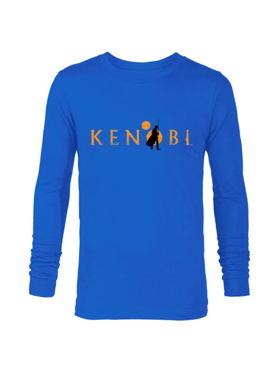 Obi-Wan Kenobi Jedi Tatooine - Long Sleeve T-Shirt for Men - Customized-Navy