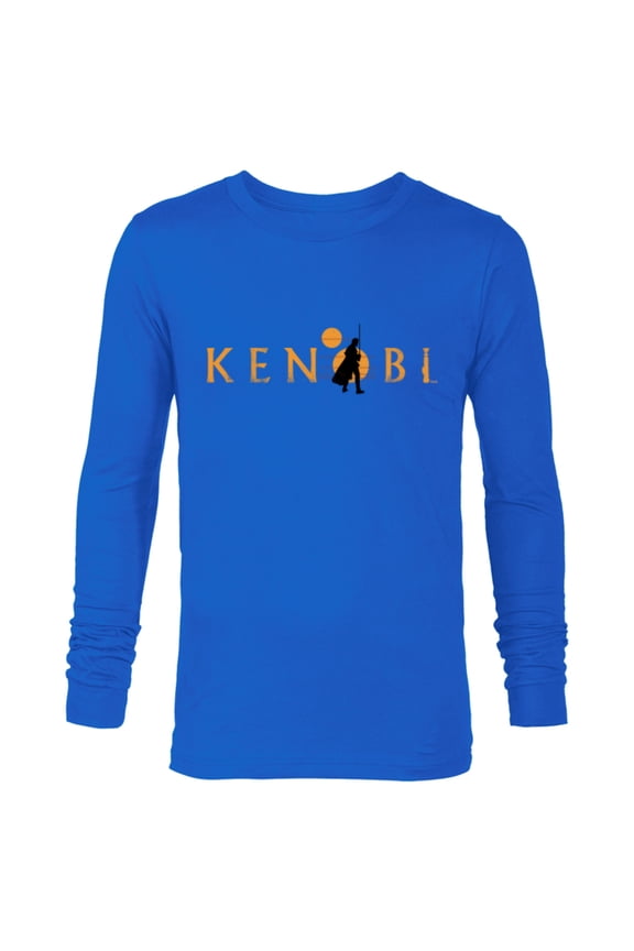 Obi-Wan Kenobi Jedi Tatooine - Long Sleeve T-Shirt for Men - Customized-Navy