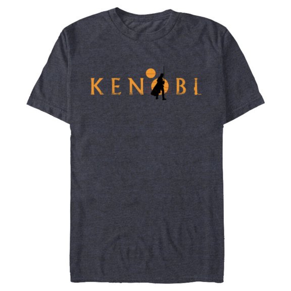 Star Wars Obi-Wan Kenobi Jedi Tatooine - Short Sleeve Blended T-Shirt for Adults - Customized-Navy Heather