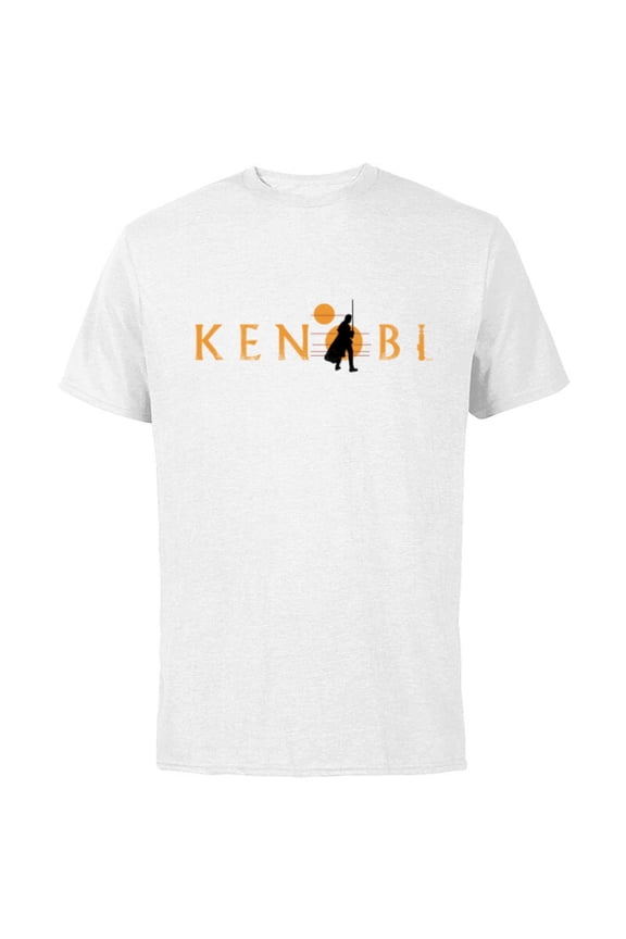 Obi-Wan Kenobi Jedi Tatooine - Short Sleeve Cotton T-Shirt for Adults - Customized-White