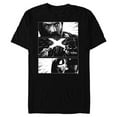 thumbnail image 1 of Star Wars Obi-Wan Kenobi Jedi vs Sith Battle Panels - Short Sleeve Blended T-Shirt for Adults - Customized-Black, 1 of 5