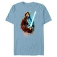 thumbnail image 1 of Star Wars Obi-Wan Kenobi Lightsaber - Short Sleeve Blended T-Shirt for Adults - Customized-Ocean Blue, 1 of 5
