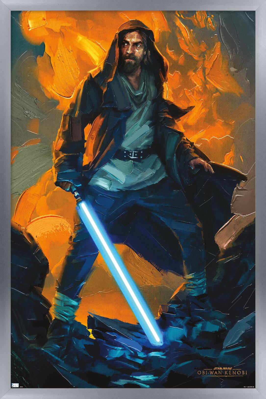 Star Wars: Obi-Wan Kenobi - Obi-Wan Mustafar Wall Poster, 22.375" x 34" Framed