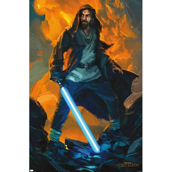 Star Wars: Obi-Wan Kenobi - Obi-Wan Mustafar Wall Poster, 22.375" x 34"