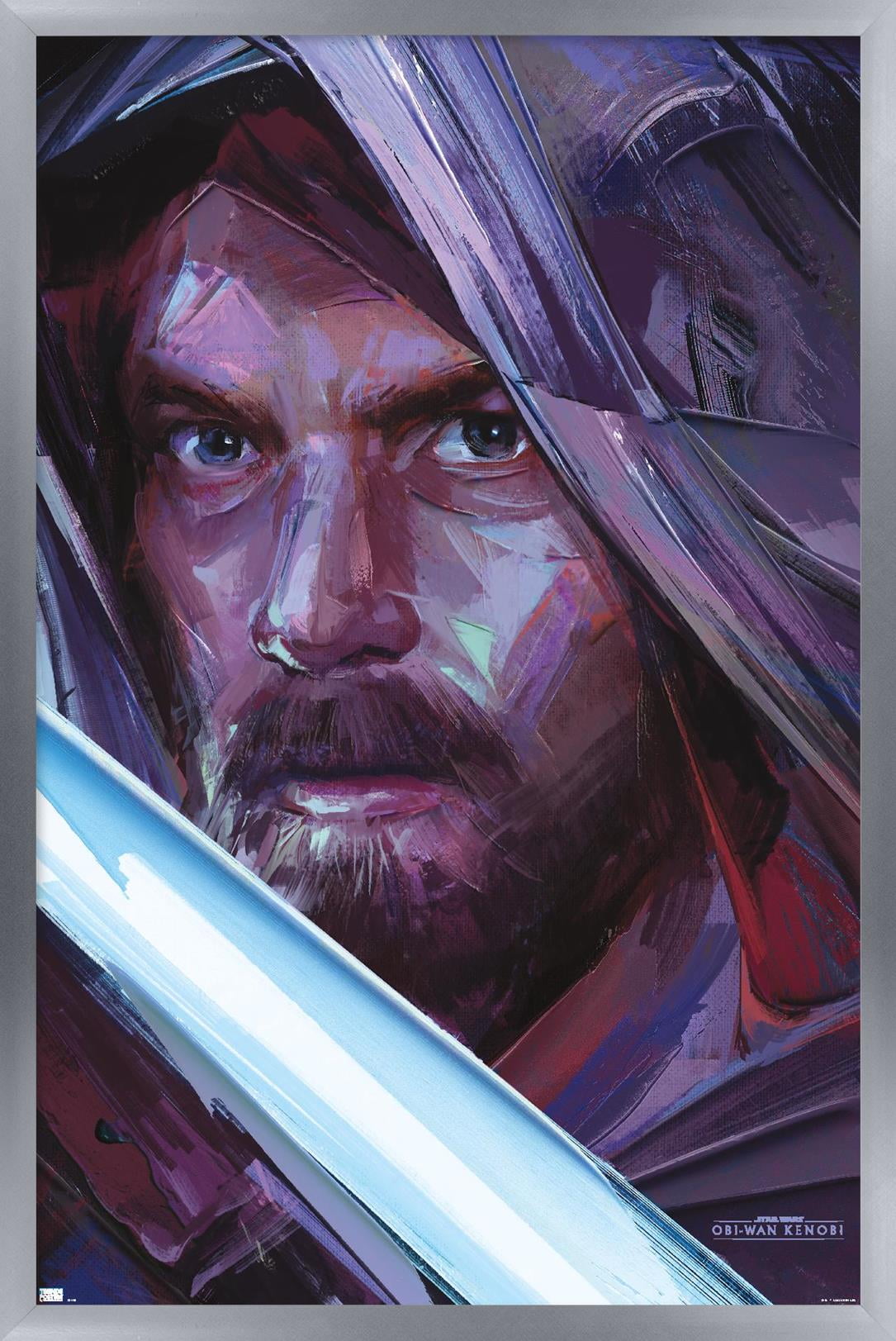Star Wars: Obi-Wan Kenobi - Obi-Wan Portrait Wall Poster, 14.725" x 22.375" Framed