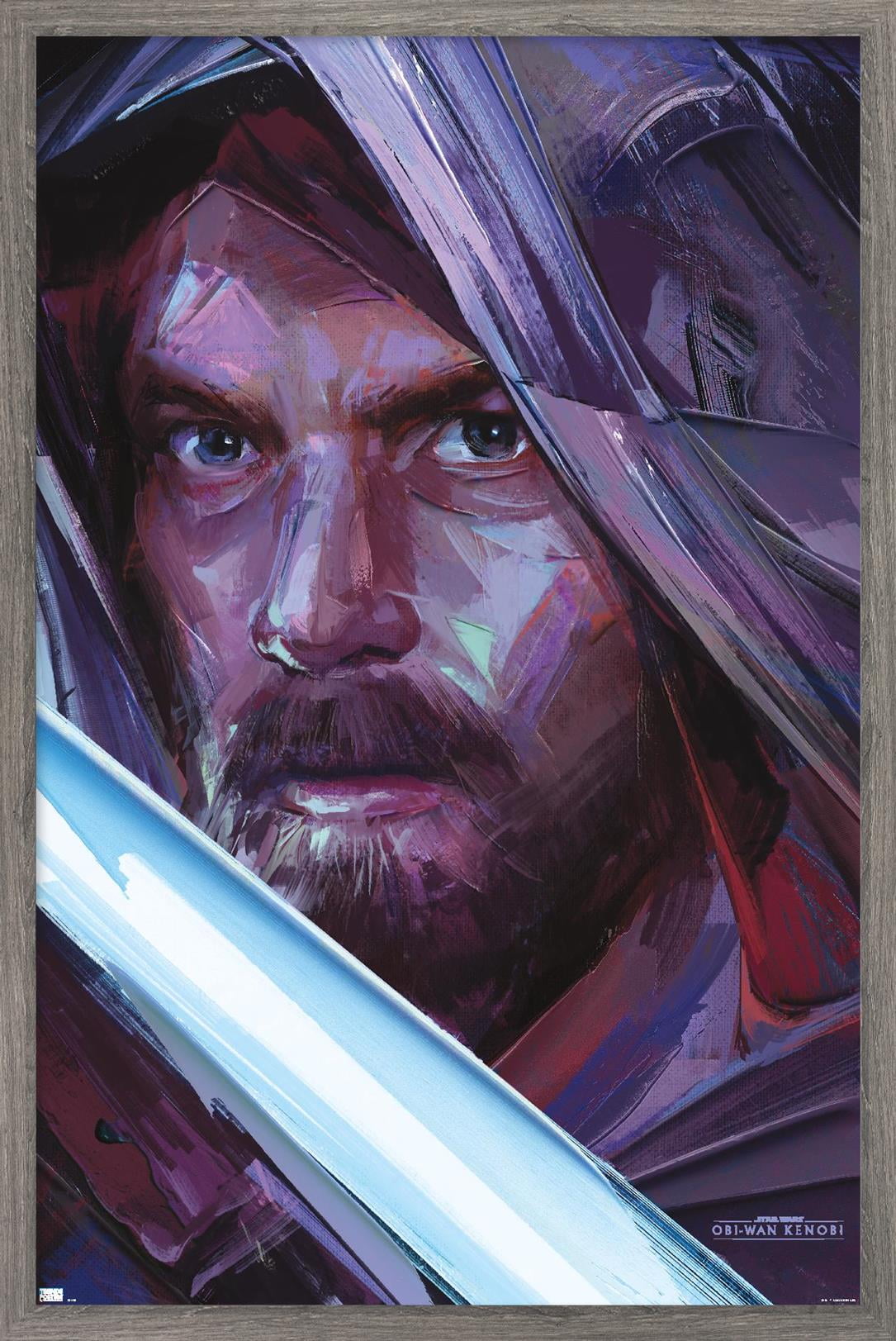 Star Wars: Obi-Wan Kenobi - Obi-Wan Portrait Wall Poster, 22.375" x 34" Framed