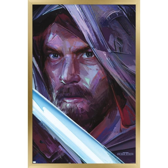 Star Wars: Obi-Wan Kenobi - Obi-Wan Portrait Wall Poster, 22.375" x 34" Framed