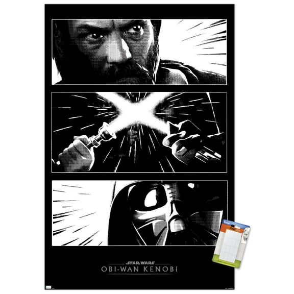 Star Wars: Obi-Wan Kenobi - Panels Wall Poster, 22.375" x 34"