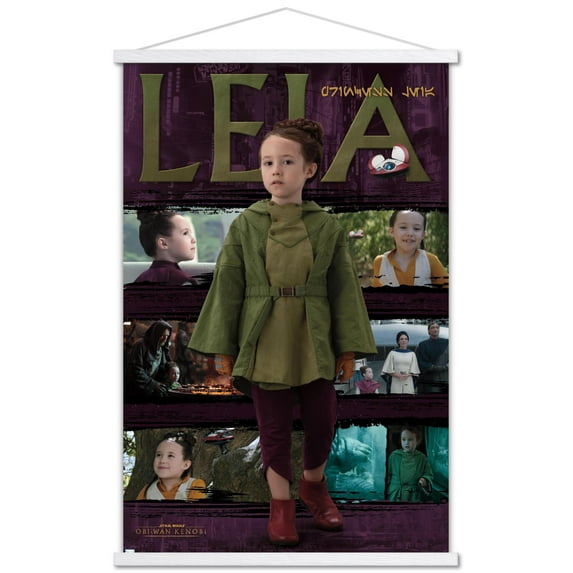 Star Wars: Obi-Wan Kenobi - Princess Leia Wall Poster with Magnetic Frame, 22.375" x 34"