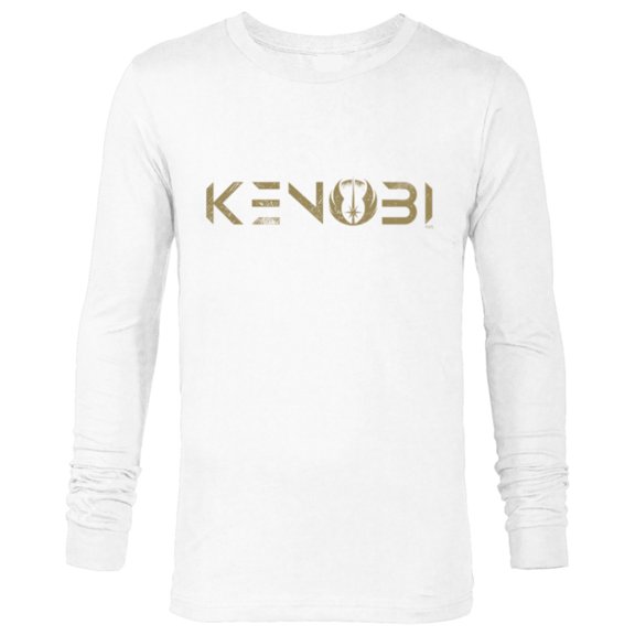 Star Wars Obi-Wan Kenobi Series Logo - Long Sleeve T-Shirt for Men - Customized-White