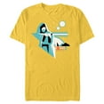 thumbnail image 1 of Star Wars Obi-Wan Kenobi Tatooine Use the Force - Short Sleeve Blended T-Shirt for Adults - Customized-Yellow, 1 of 5