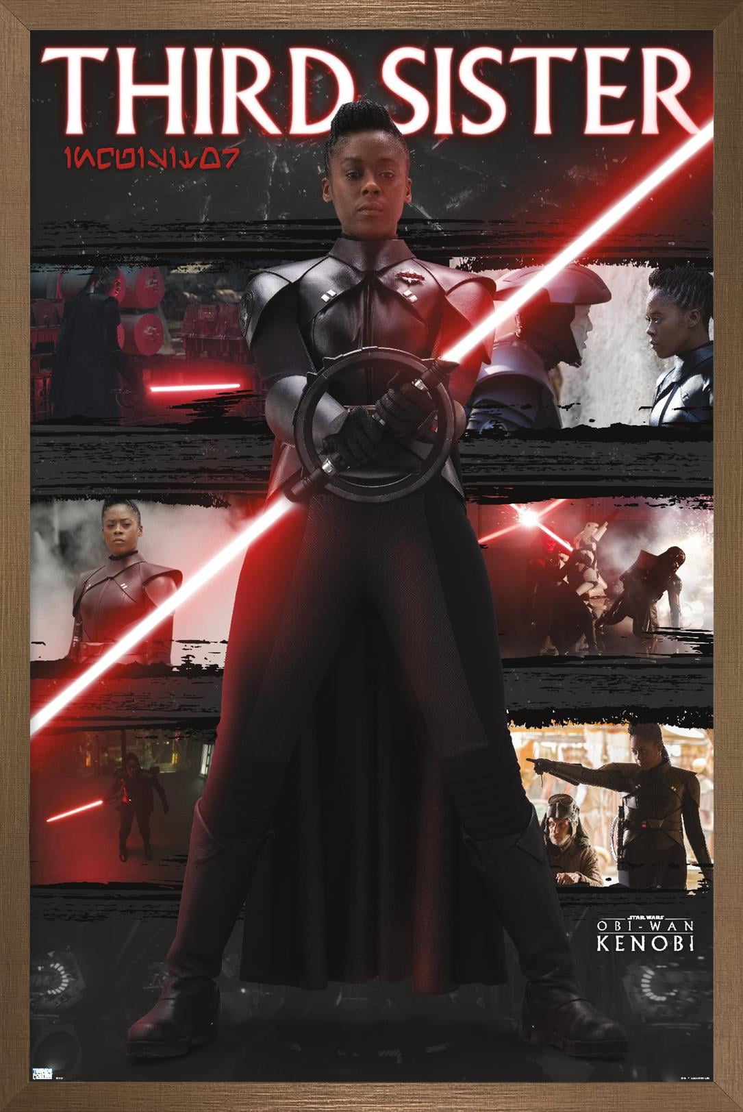 Star Wars: Obi-Wan Kenobi - Third Sister Wall Poster, 14.725" x 22.375" Framed