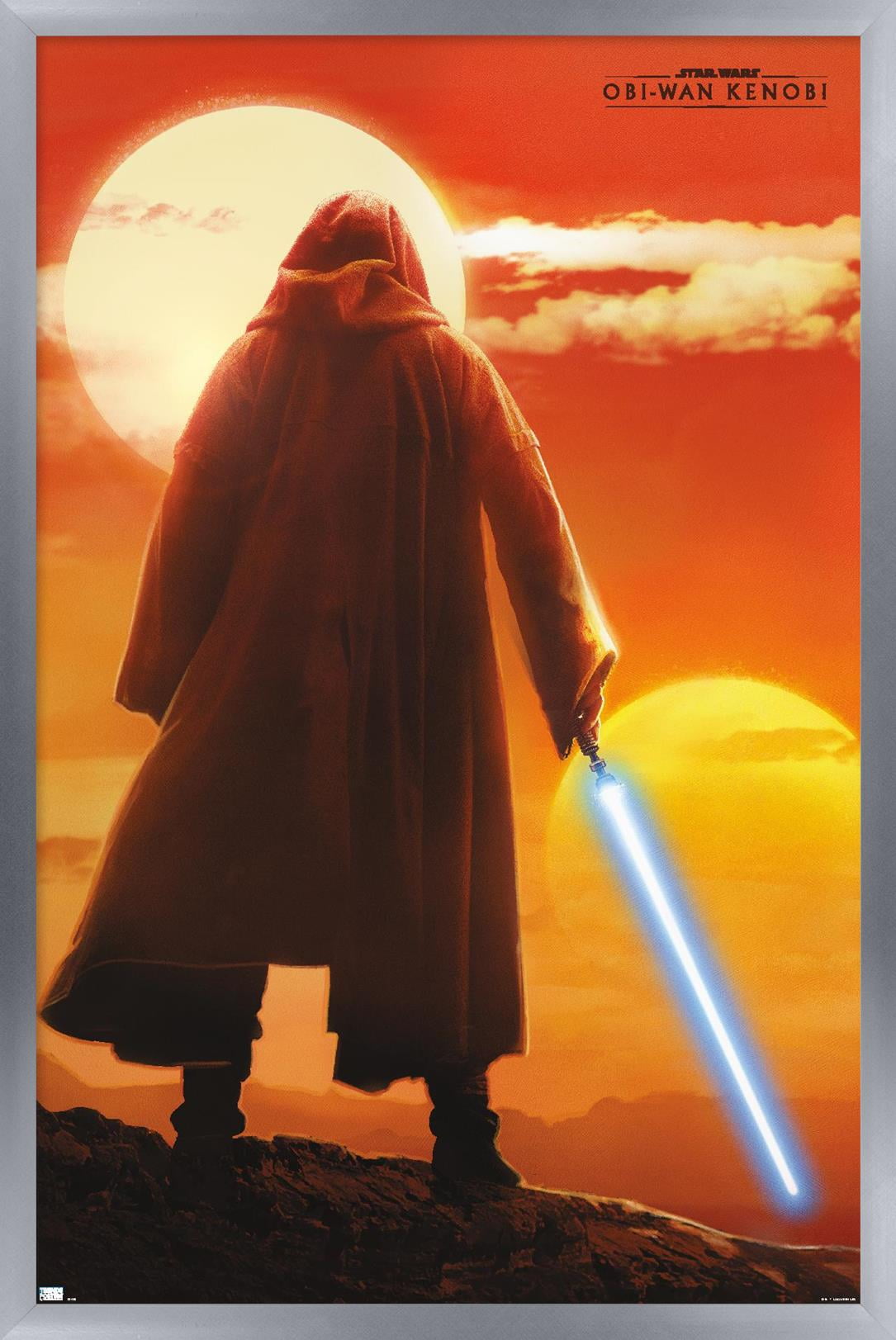Star Wars: Obi-Wan Kenobi - Two Suns Wall Poster, 14.725" x 22.375" Framed