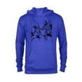 thumbnail image 1 of Star Wars Obi-Wan Kenobi vs Darth Vader Coloring Sketch - Pullover Hoodie for Adults - Customized-Royal, 1 of 5